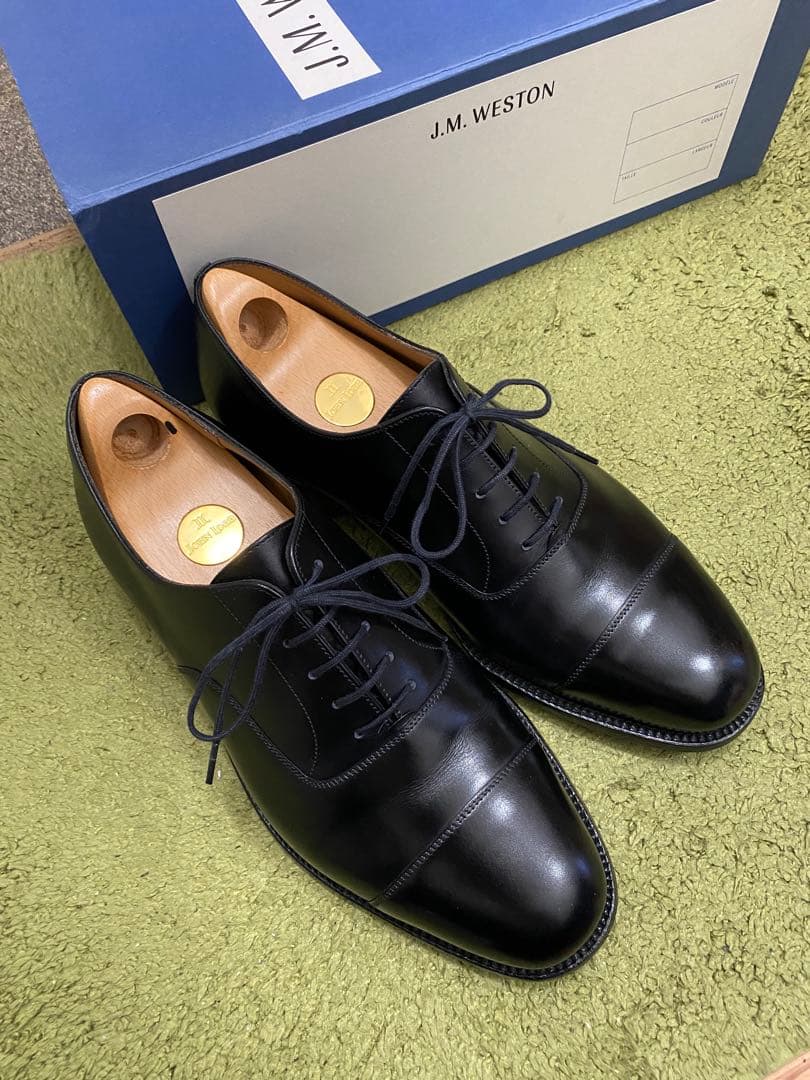 靴 J.M.WESTON / 300 / Cap toe oxford / 6.5F