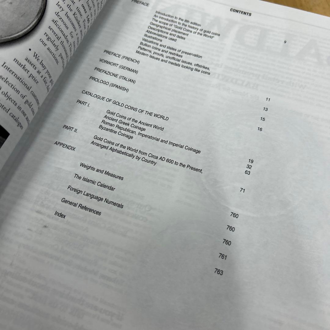 Gold Coins of the World 8th edition 金貨