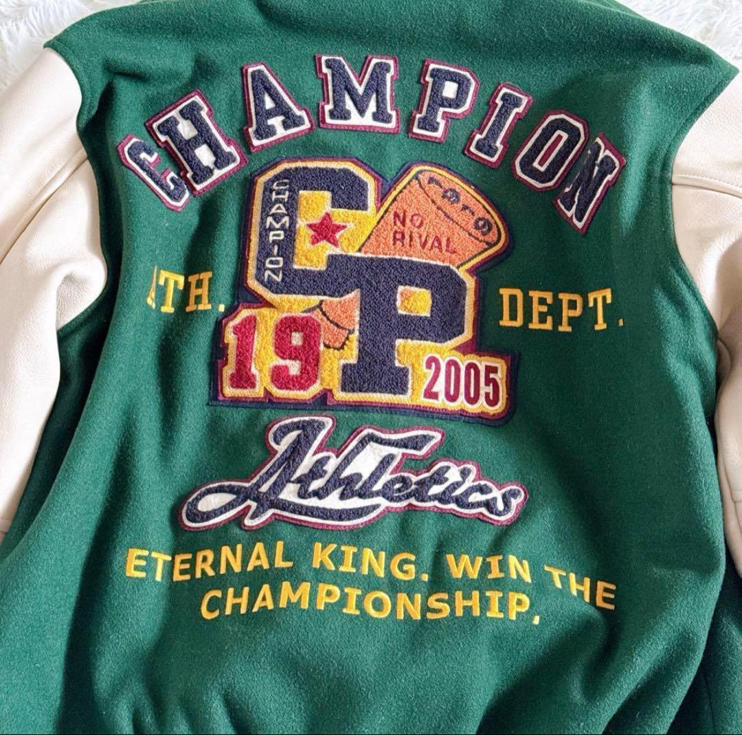激レア200着限定品　champion U.S.A.スタジアムジャケット L