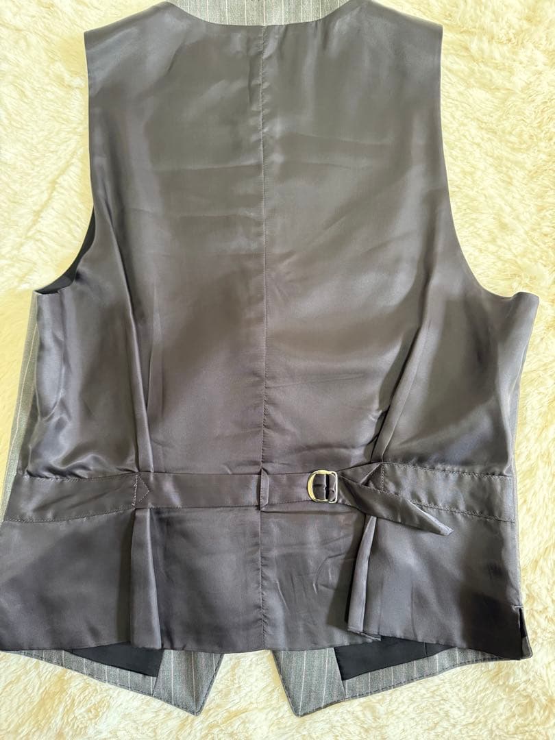 極美品✨ポールスミス 紺 スーツ 花柄裏地 3ピース セットアップ2B 現行 M