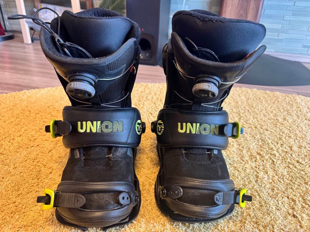 UNIONビンディングブラック・イエロー/head スノーボードブーツ ブラック