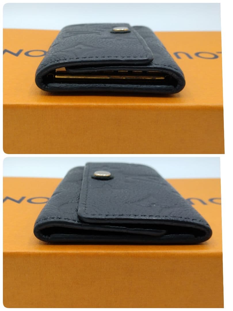 ルイヴィトン モノグラム アンプラント ミュルティクレ 6 キーケース　黒