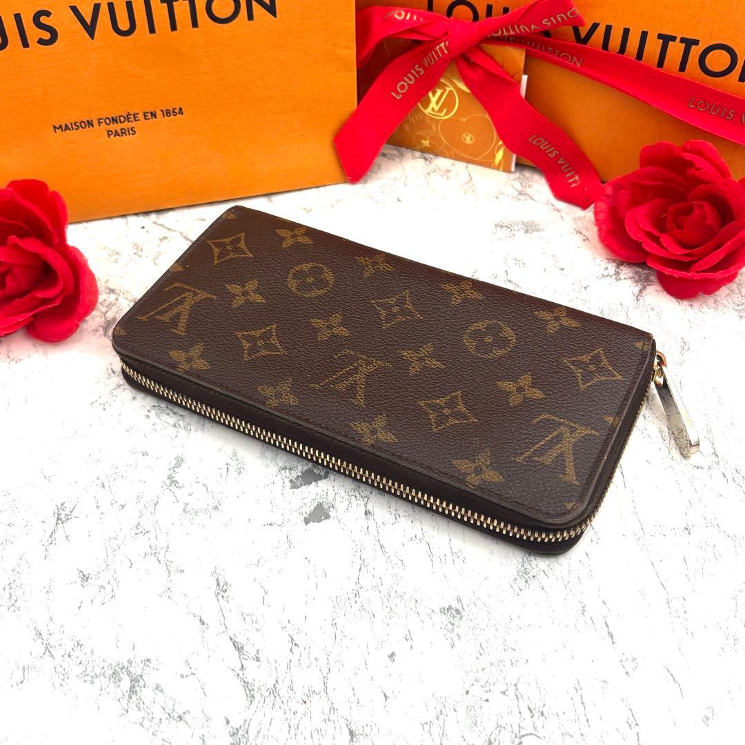 【極美品】 ルイヴィトン モノグラム ローズバレリーヌ ジッピーウォレット