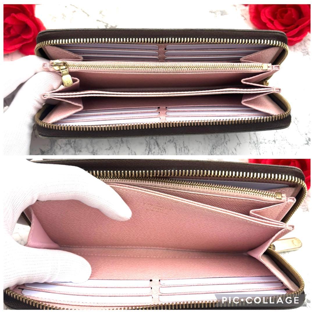 【極美品】 ルイヴィトン モノグラム ローズバレリーヌ ジッピーウォレット