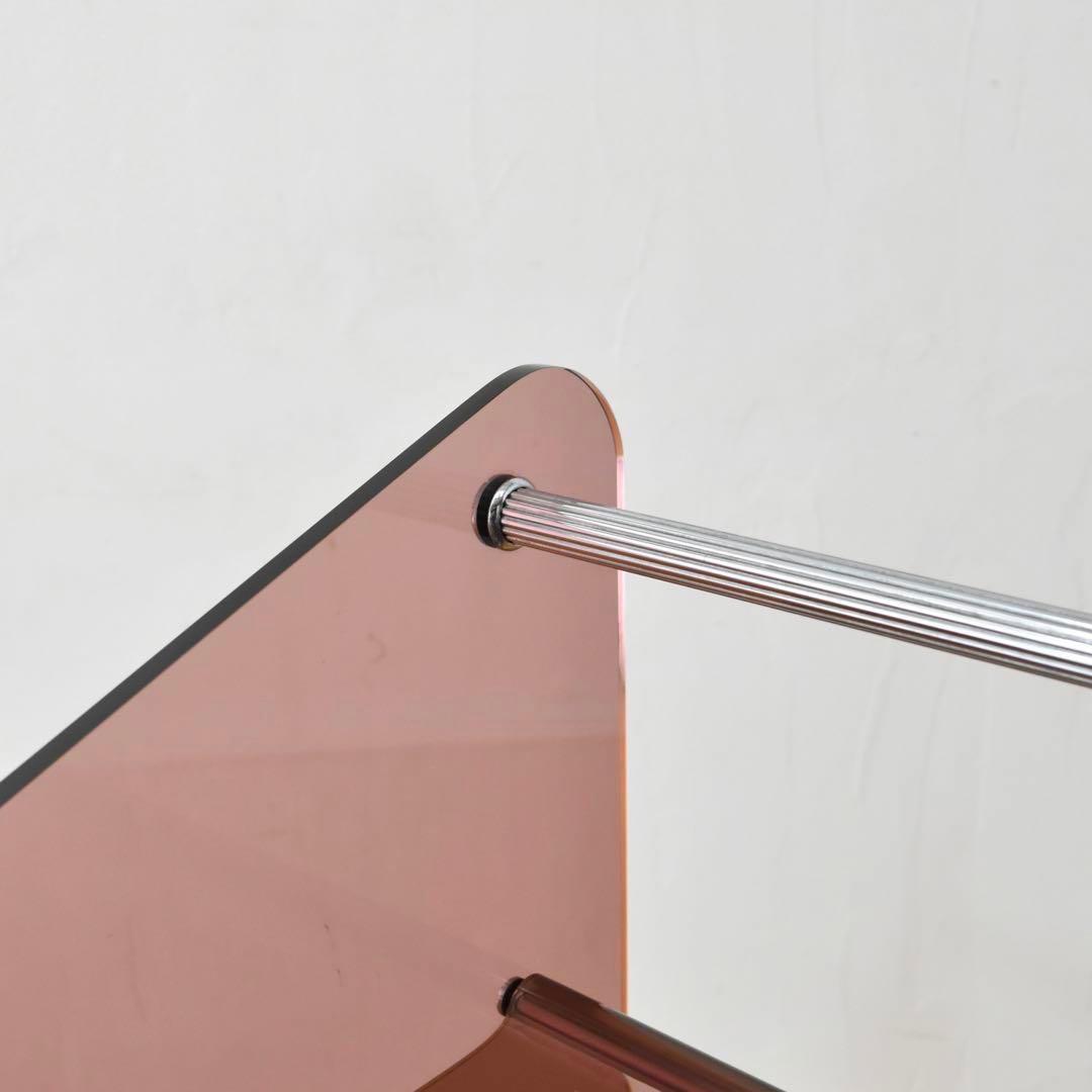 キャスターワゴン アクリル　ポストモダン