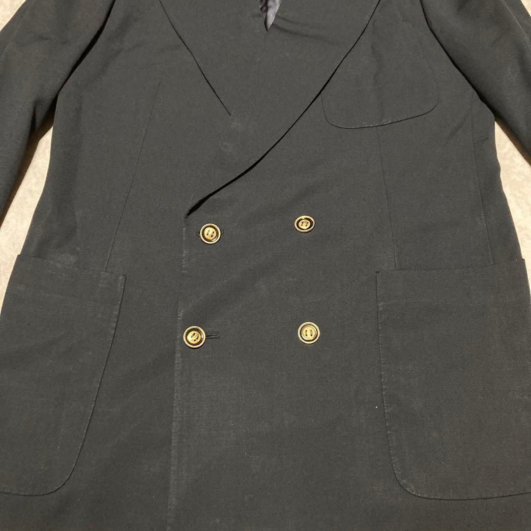 オールドグッチ　GUCCI (50) テーラードジャケット　ダブル　ヴィンテージ