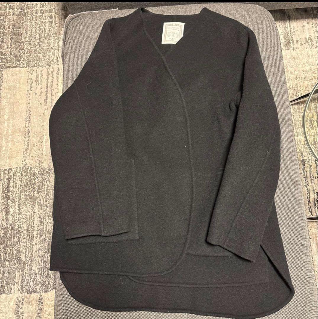 【美品】BEARDSLEY ショートリバーコート　黒