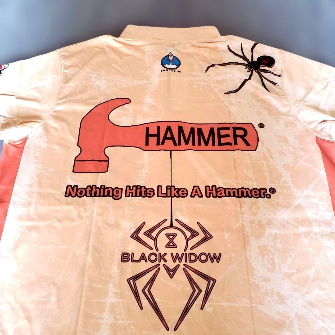 ✨新品✨ボウリングウェア　【L】　ブラックウィドー　オレンジ