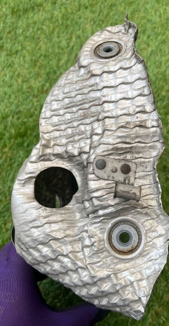 ダイハツ KFエンジン用 触媒＆遮熱板セット