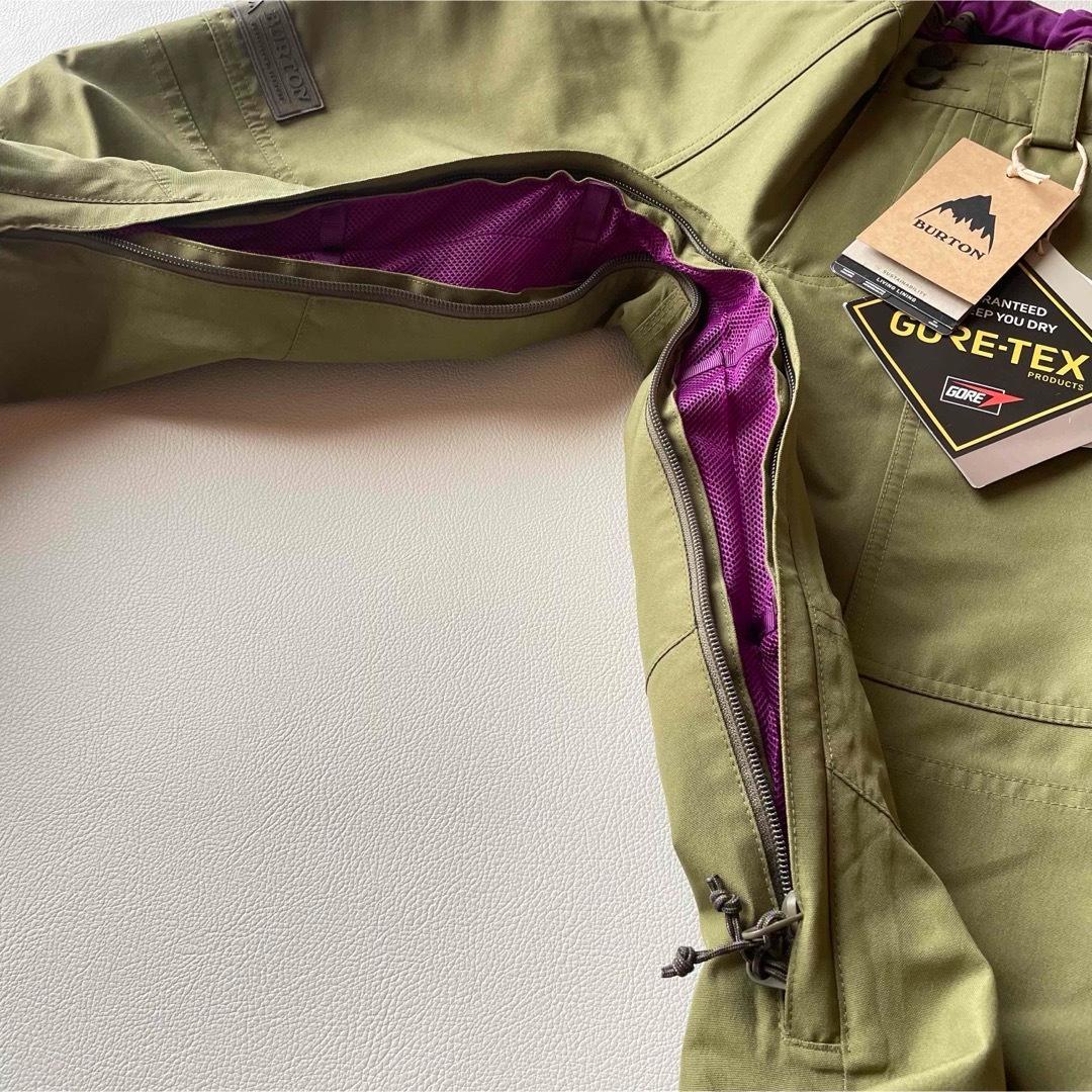 5471【美品】バートン　パンツ　ゴアテックス　メンズ　BALLAST　カーキ