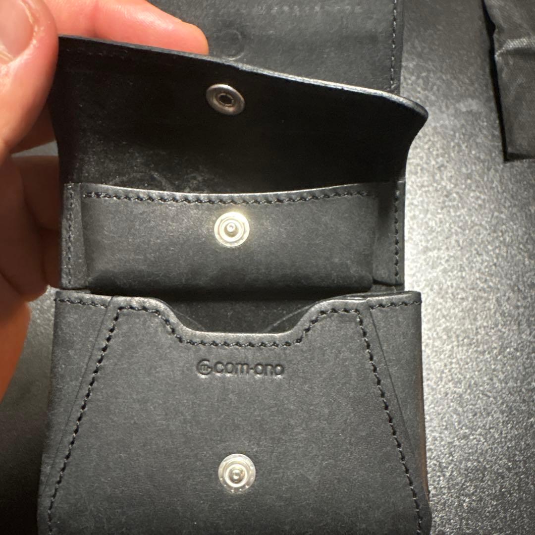 【美品・BLACK】プエブロレザー使用com-ono SLIM-005pb