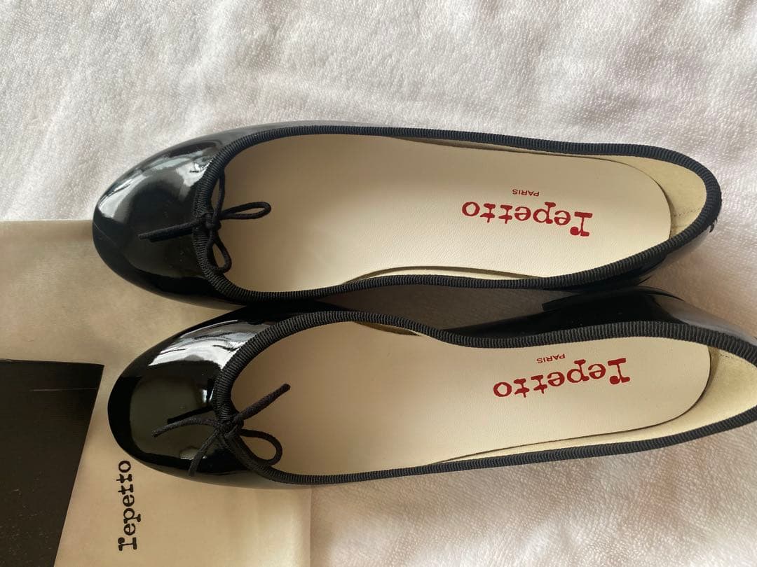 Repetto ブラック バレエシューズ