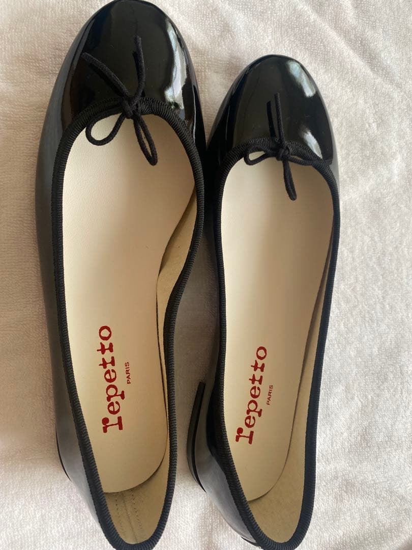 Repetto ブラック バレエシューズ