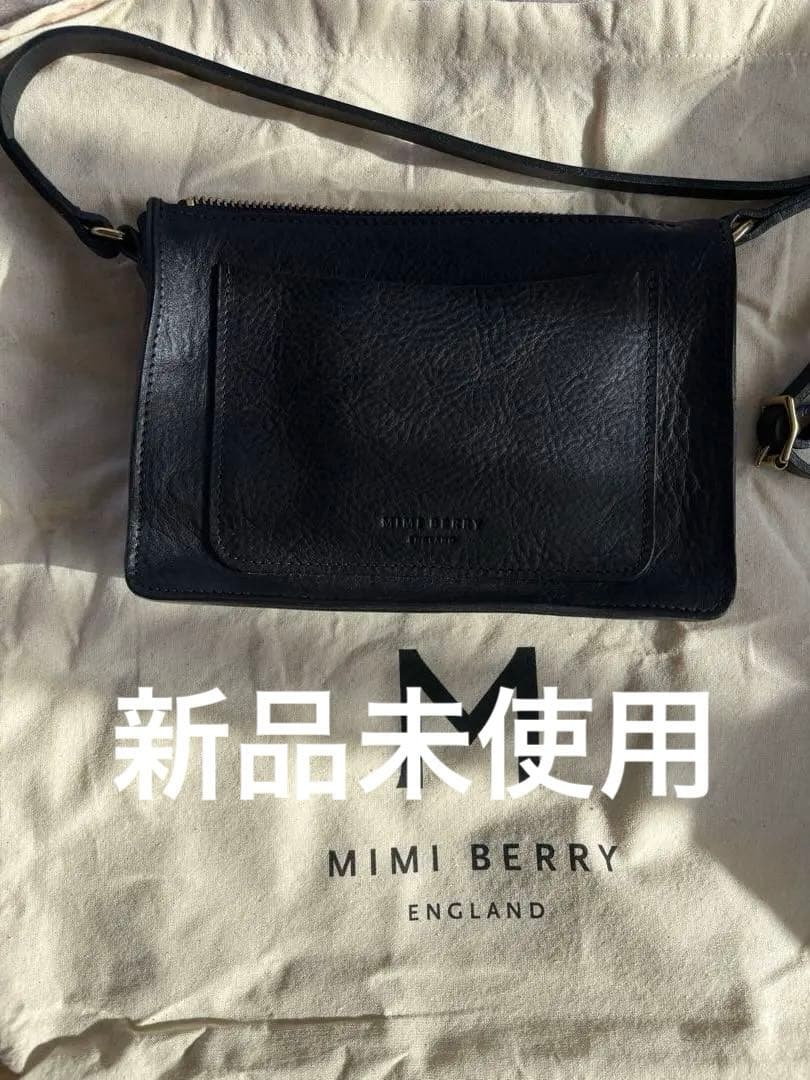 ミミベリー　ブラックショルダーバッグ　新品