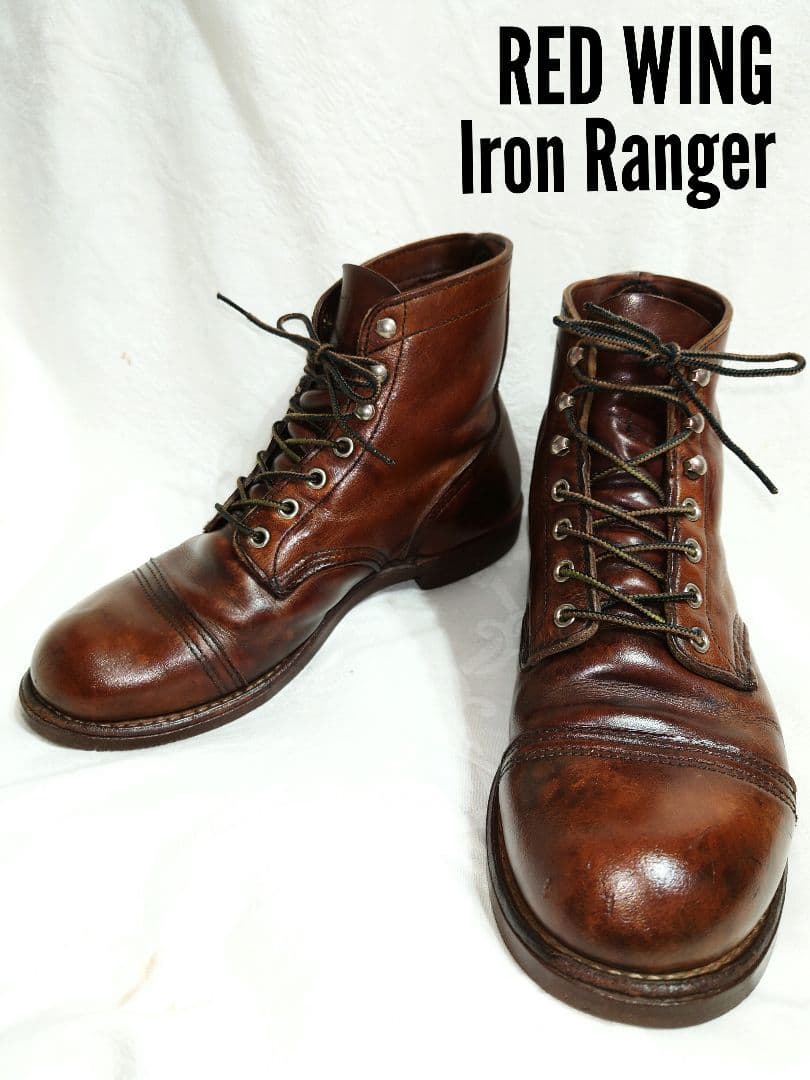 RED WING 8111 Iron Ranger 7D レザー ブーツ 7D