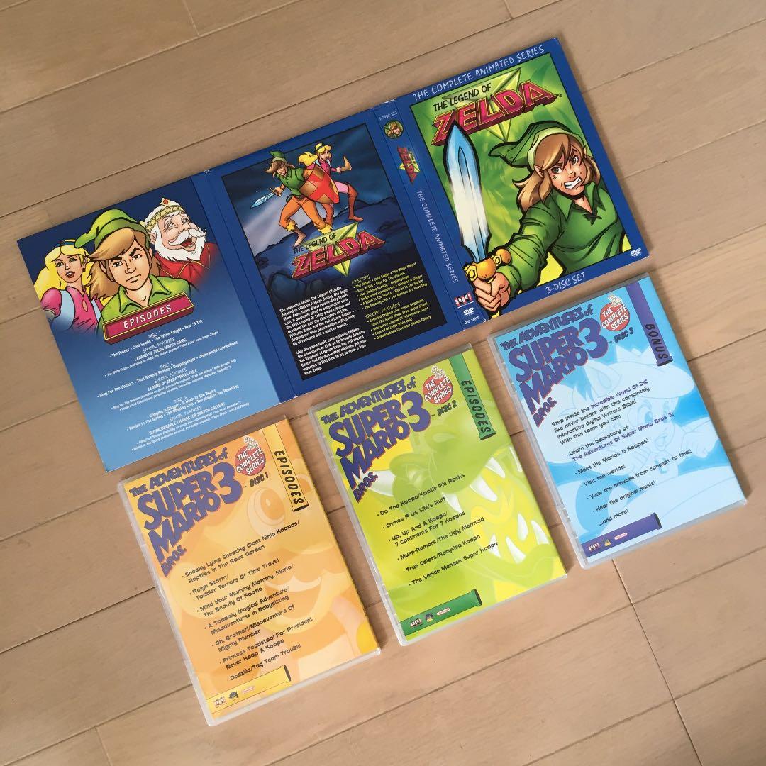 マリオ ゼルダ Captain N 80年代 90年代 DVD まとめ 北米版