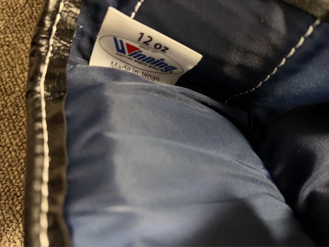 ウイニング　ボクシング　グローブ　12オンス　黒