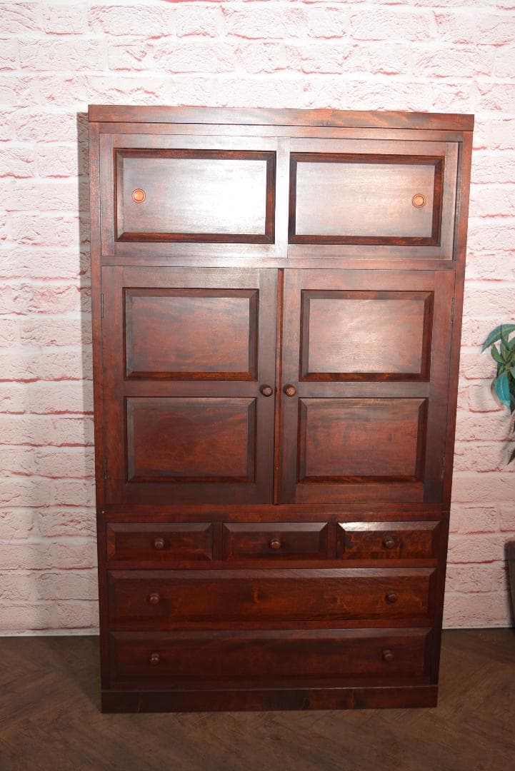 松本民芸家具 和箪笥 着物タンス ミズメザクラ D型