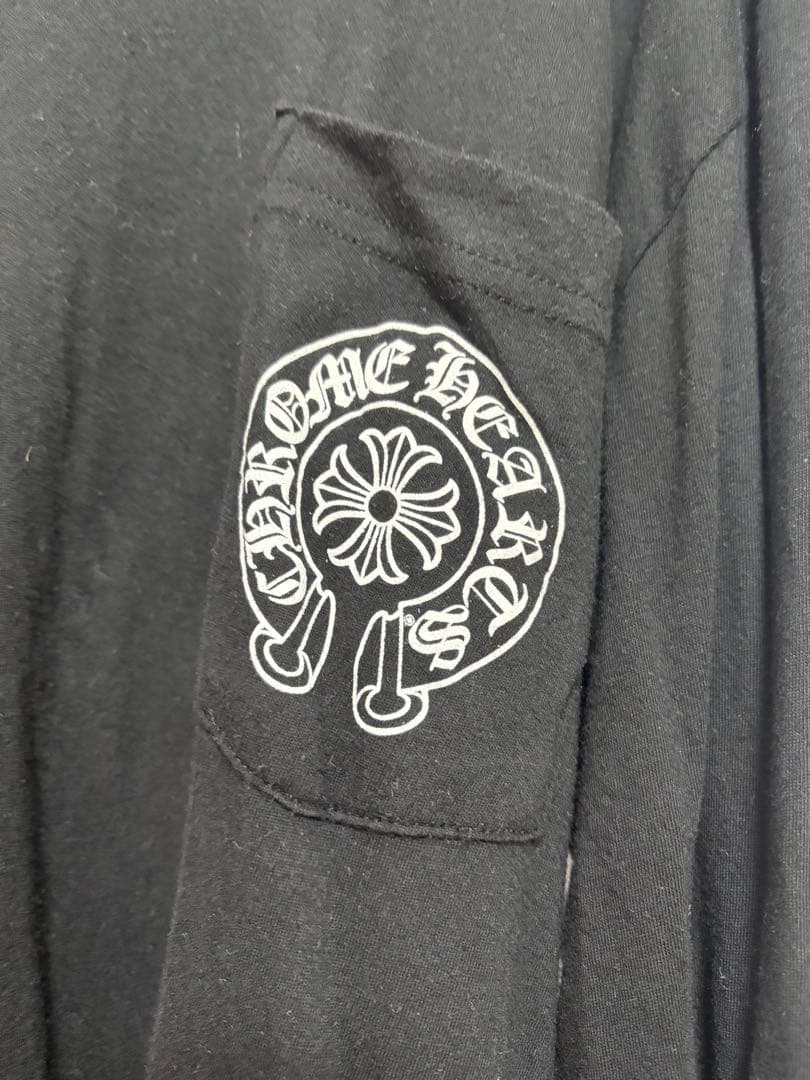 正規店購入CHROME HEARTS ブラック 長袖ロンT⭐︎美品