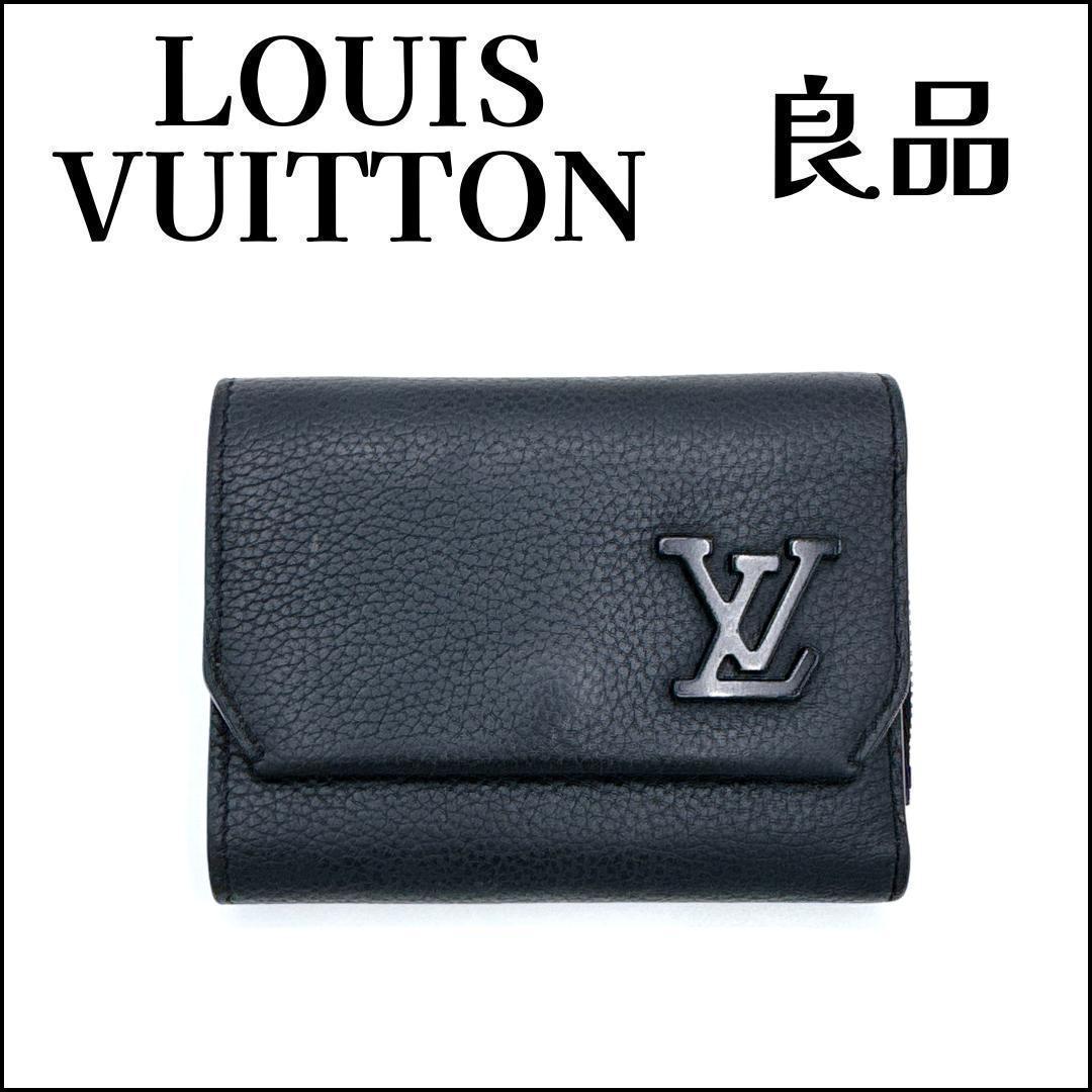 ルイヴィトン アエログラム ポルトフォイユ パイロット三つ折り財布 コンパクト