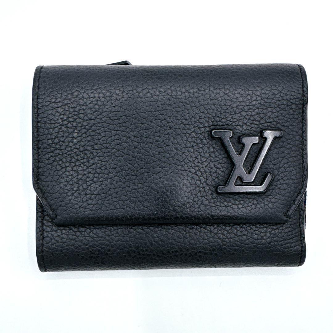 ルイヴィトン アエログラム ポルトフォイユ パイロット三つ折り財布 コンパクト