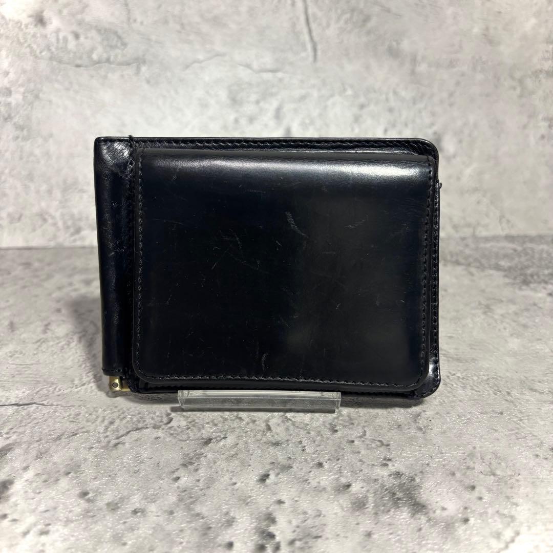 【dsk8！】グレンロイヤル マネークリップ ブラック 黒 レザー 財布