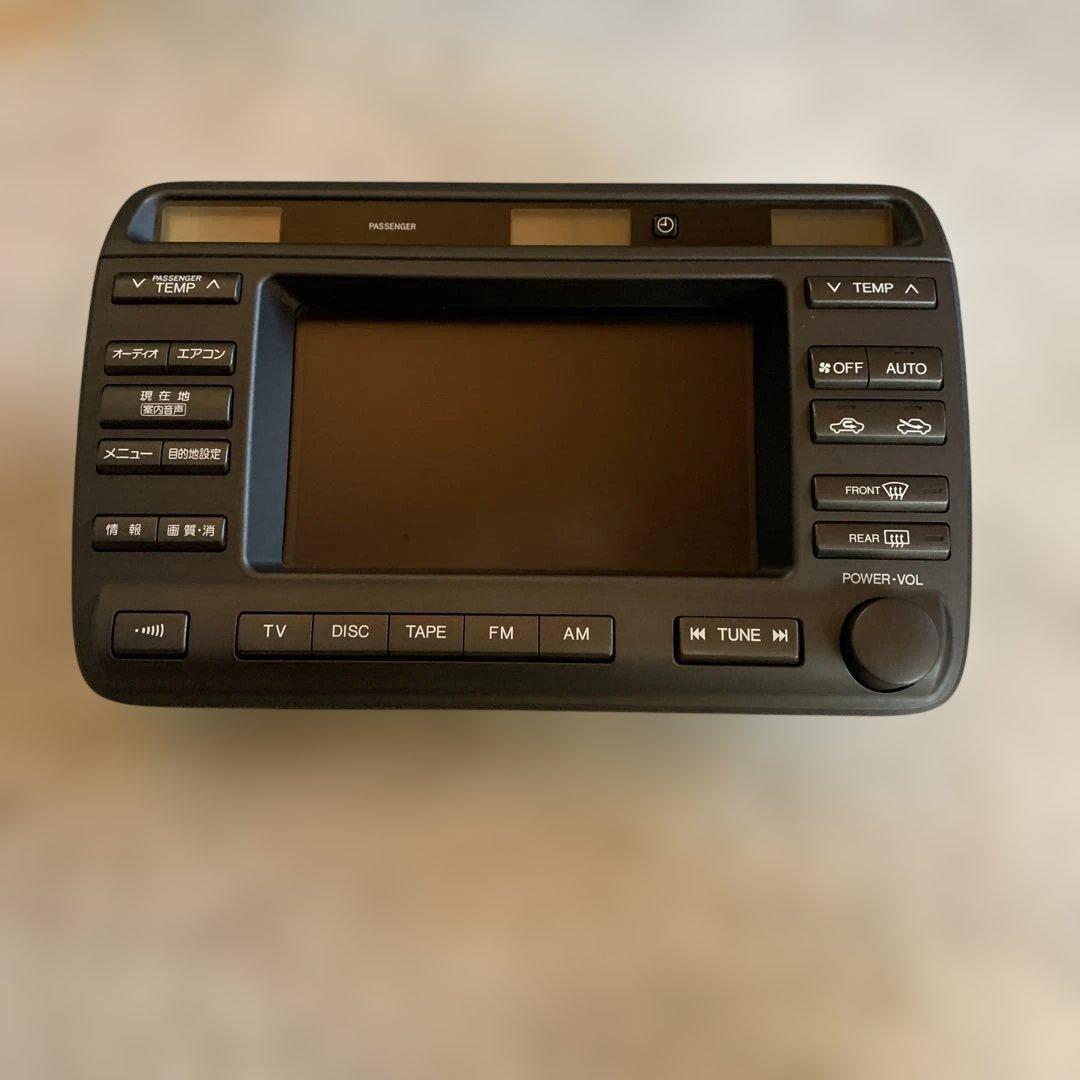 トヨタ　17クラウン　純正ナビモニター　動作確認済み　送料込み　送料無料　中古品