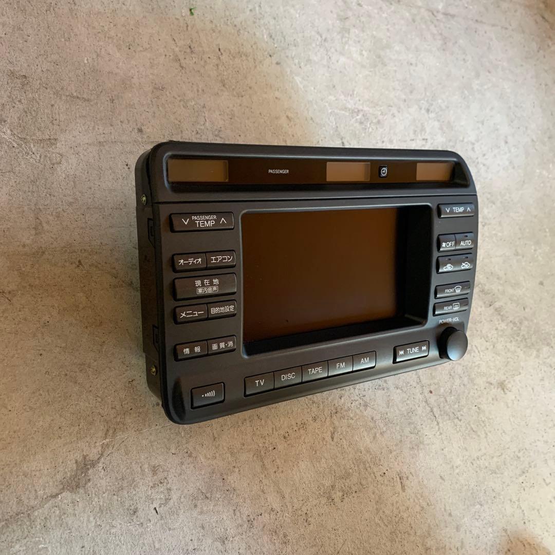 トヨタ　17クラウン　純正ナビモニター　動作確認済み　送料込み　送料無料　中古品