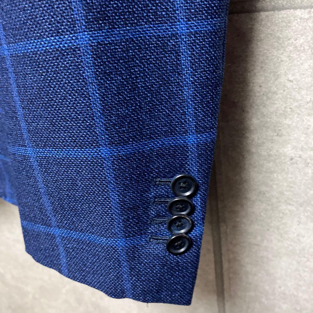 マ*ネ様 美品　カルーゾ　伊勢丹メンズ　ロロピアーナ　ネイビー テーラードジャケ