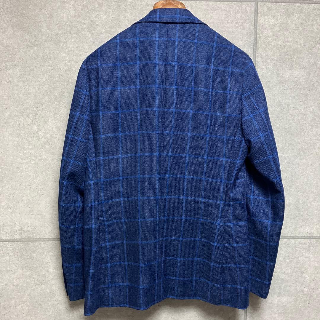 マ*ネ様 美品　カルーゾ　伊勢丹メンズ　ロロピアーナ　ネイビー テーラードジャケ