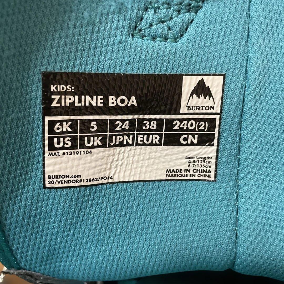 【キッズ】BURTON スノーボード5点セット 板125cm ブーツ24cm