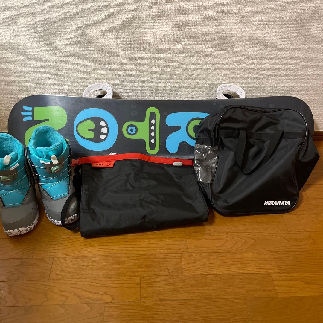 【キッズ】BURTON スノーボード5点セット 板125cm ブーツ24cm