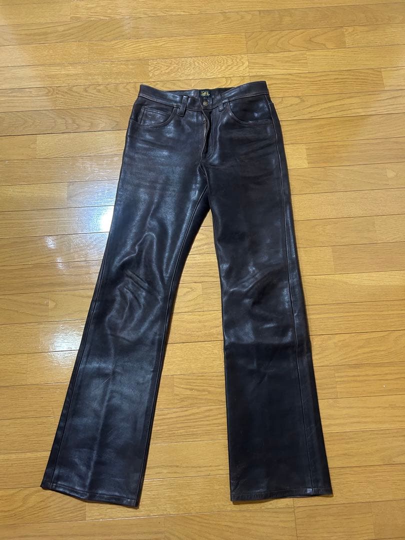 lee レザーパンツ　30 シルエット102 ヌバック