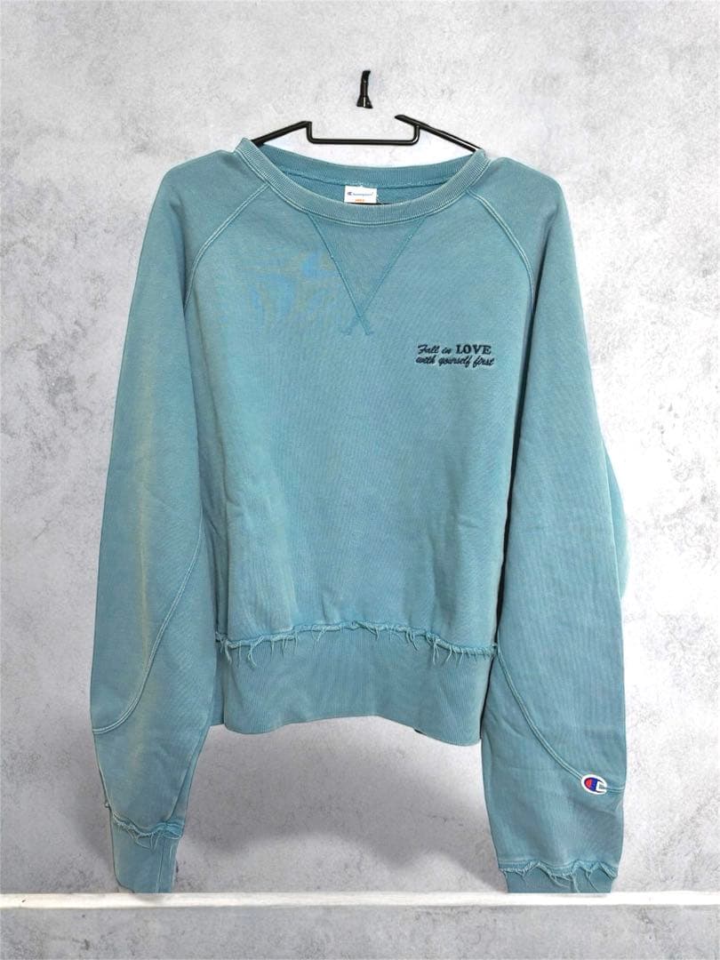 【yuyu】新品12月最新作ROSE BUD×Champion スウェット