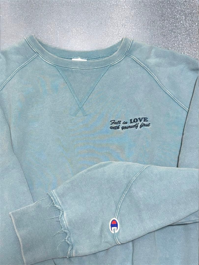 【yuyu】新品12月最新作ROSE BUD×Champion スウェット