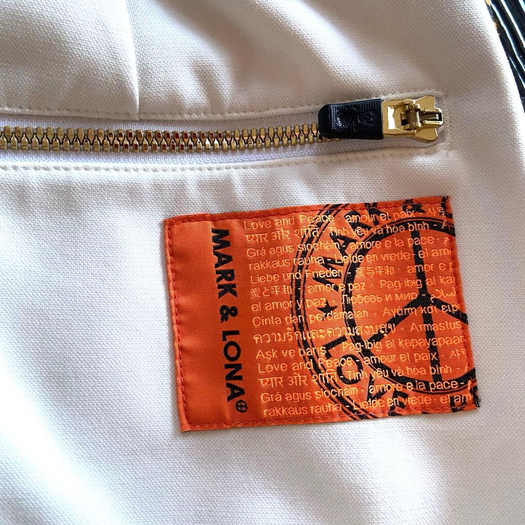 【美品】MARK&LONA マークアンドロナ　サイドロゴ　ゴルフスカート 40