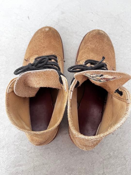 RED WINGアイリッシュセッタースポーツブーツ.スエード.犬タグ