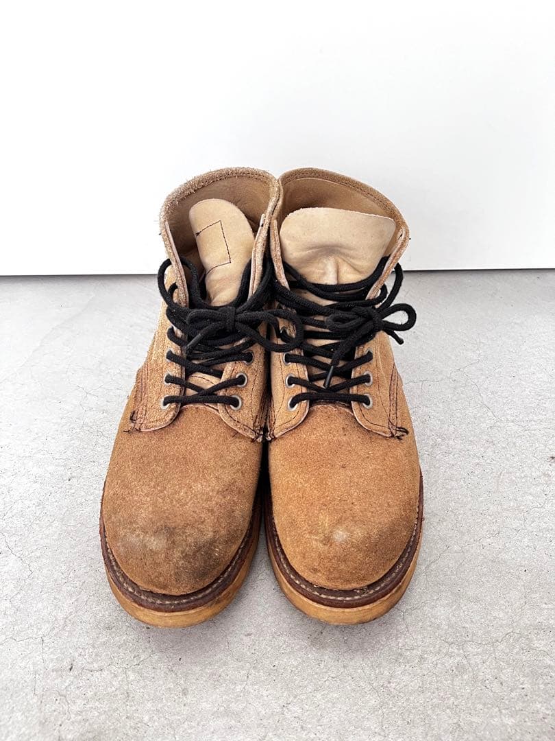 RED WINGアイリッシュセッタースポーツブーツ.スエード.犬タグ