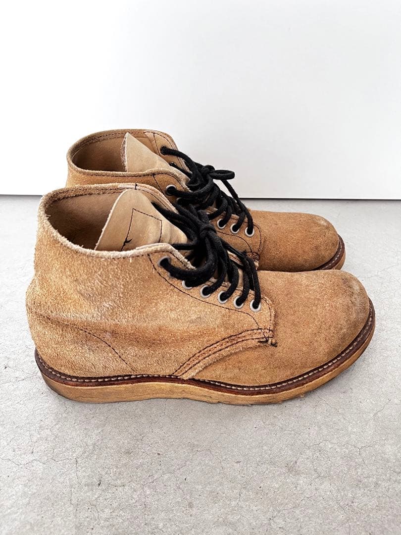 RED WINGアイリッシュセッタースポーツブーツ.スエード.犬タグ