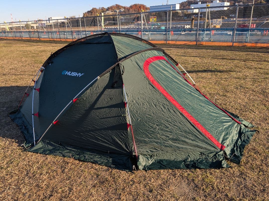 HUSKY FIGHTER 3-4 ドームテント 3-4人用 　グランドシート付