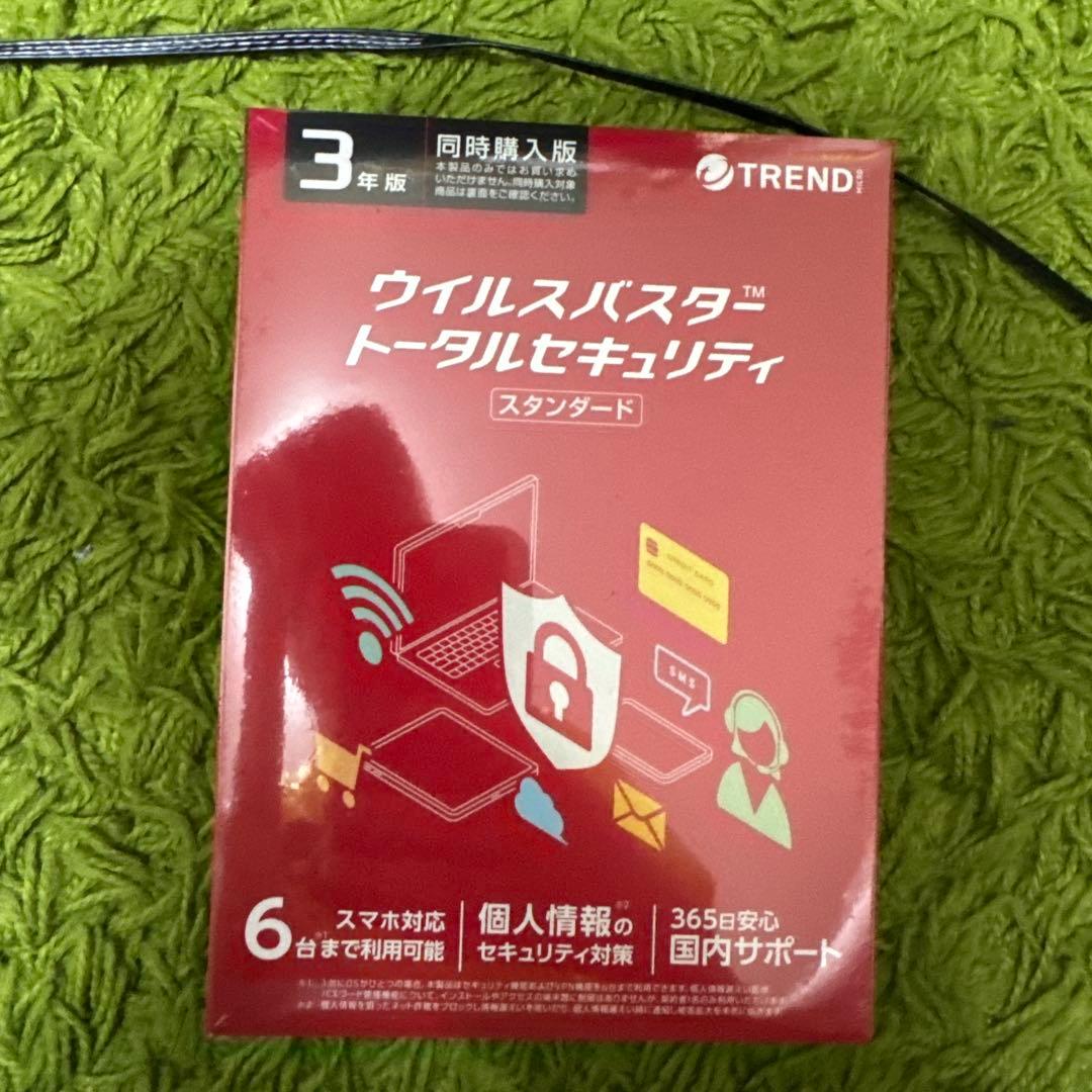 くいくいウイルスバスタトータルセキュリティ スタンダード 3年ライセンス