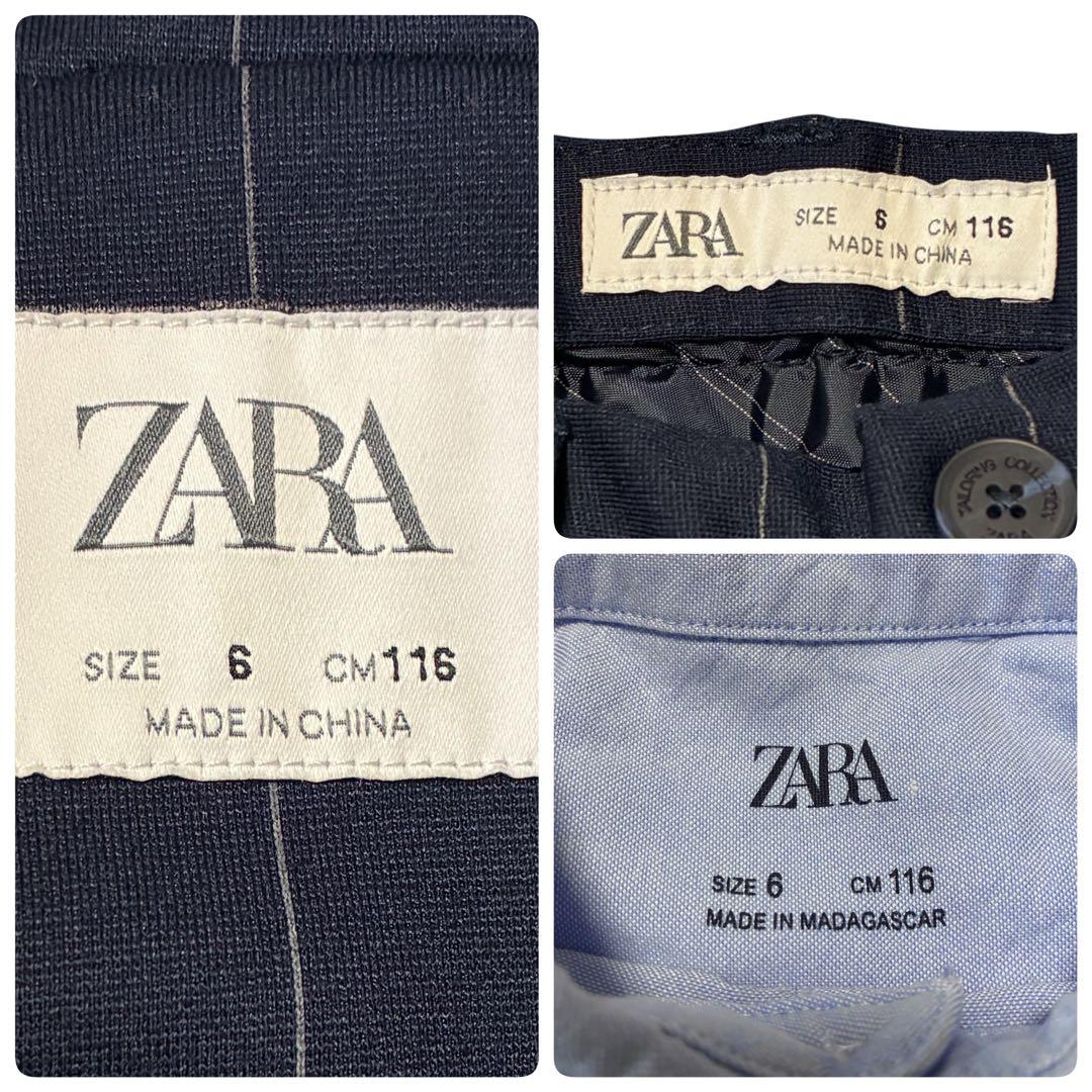 美品 ザラ キッズ 男の子 スーツ フォーマル 4点セット チェック 卒園 入学