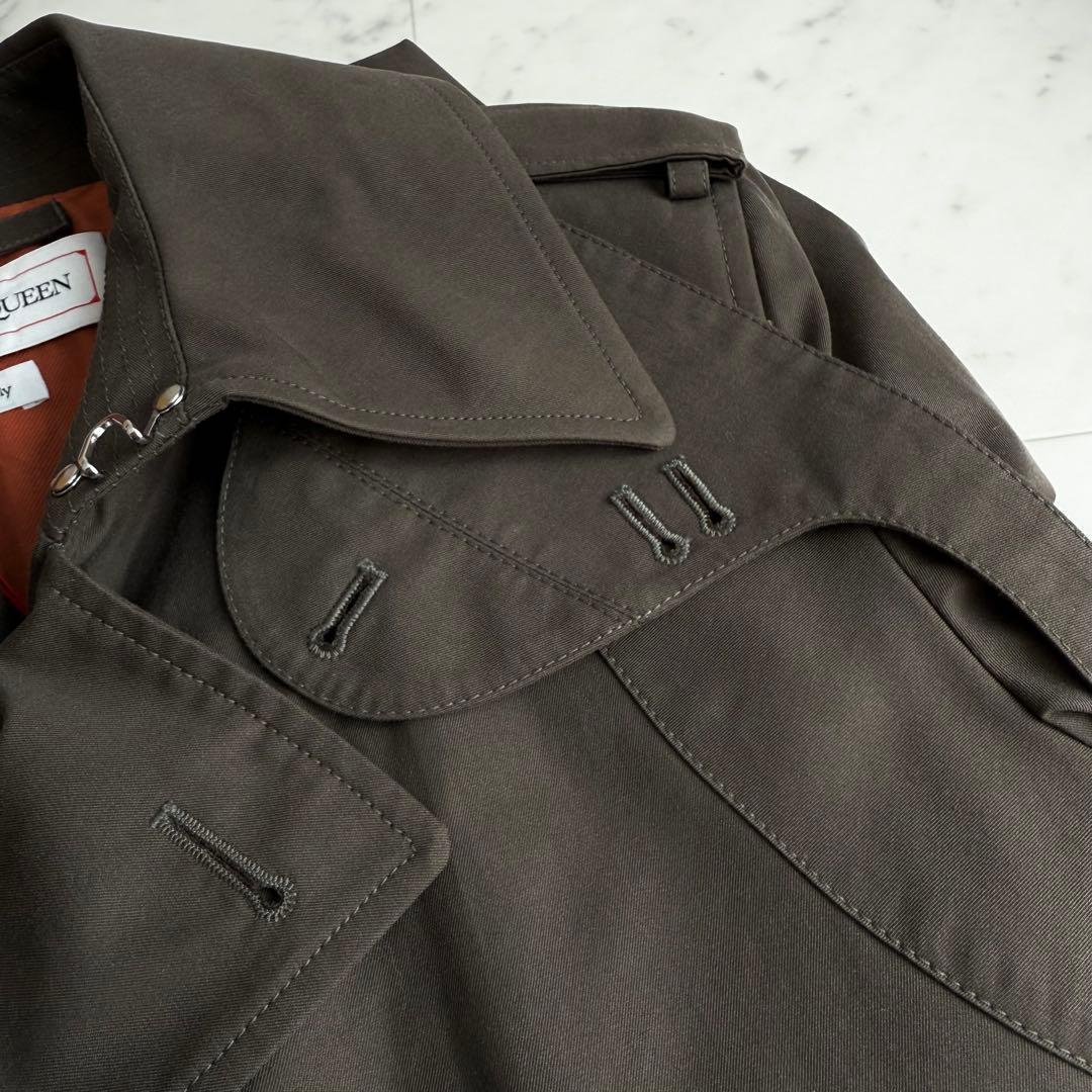 タグ付 2020 Alexander McQueen ハーネストレンチコート