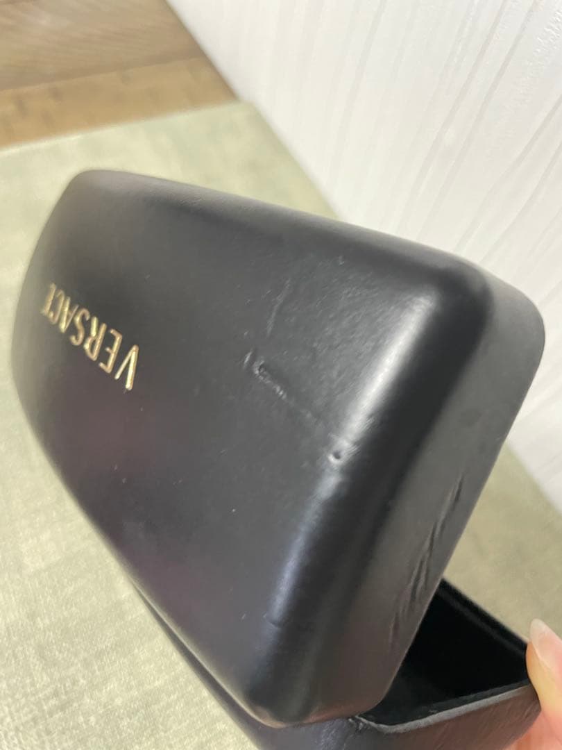 VERSACE ブラック サングラス ケース付き