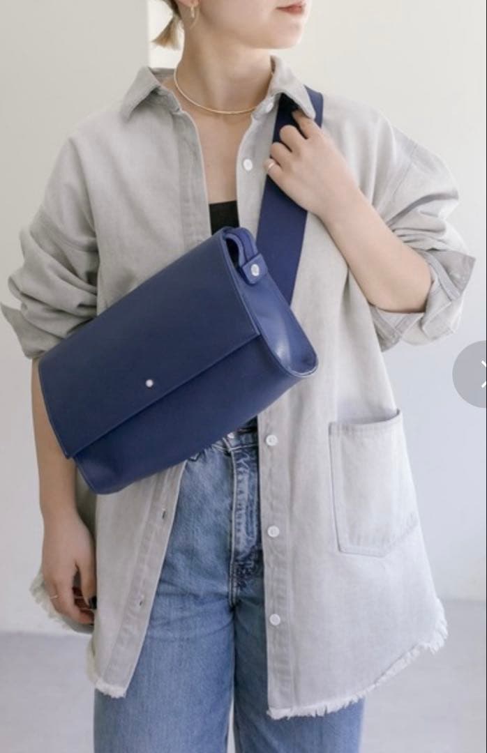 【Rafa】ear PAPILLONNER ワイドテープショルダーバッグ