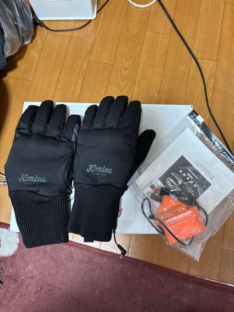 『てる』Komine コミネ　電熱グローブ　ek-220 サイズM