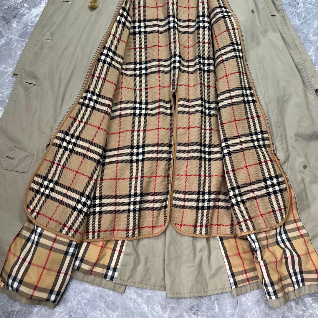 バーバリー♡トレンチコート　ベルト　ライナー　ノバチェック カーキ