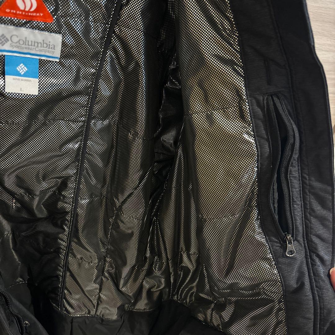 Columbia スノーウエア フード付き ブラック