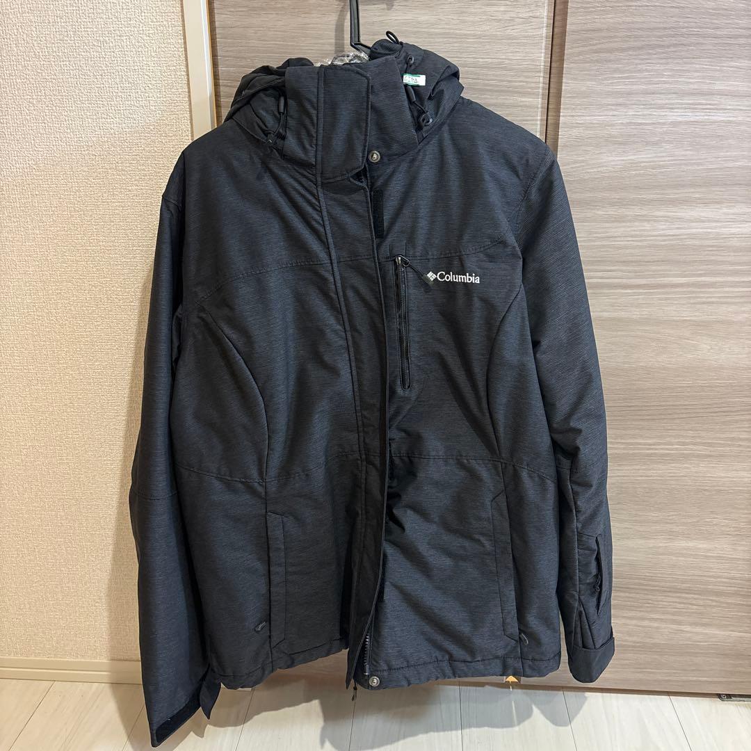 Columbia スノーウエア フード付き ブラック