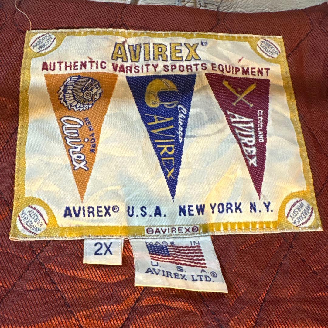 AVIREX スタジャン　BLACK ACES